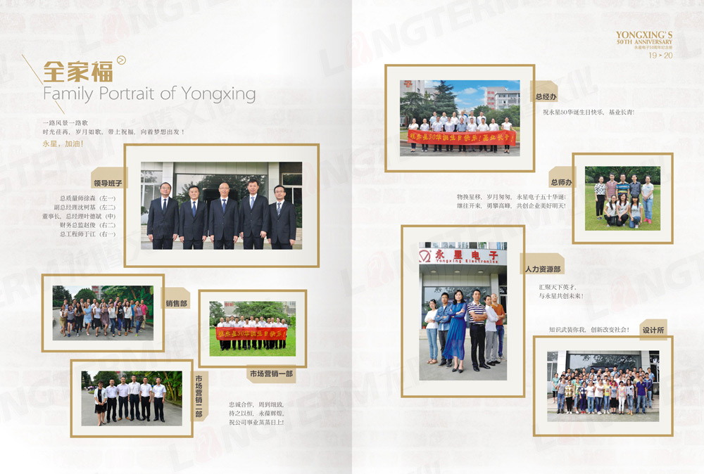 四川永星電子50周年紀念畫冊設(shè)計