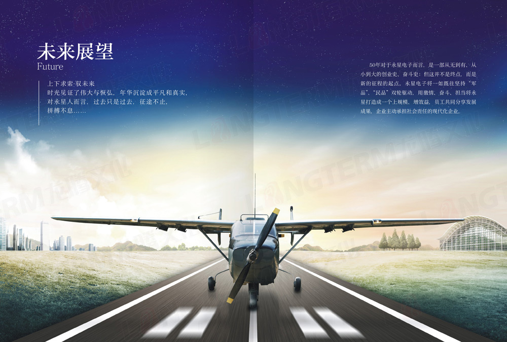 四川永星電子50周年紀念畫冊設(shè)計