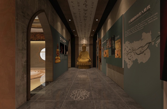 佛教展廳-佛教展廳設(shè)計施工